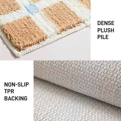 GIB Bathroom Rugs 32"x20", Extra Soft Absorbent Bath Mat for Bathroom Floor