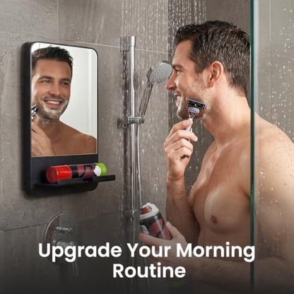 TAILI Shower Mirror Fogless for Shaving,Fogless Mirror Suction Wall Mounted