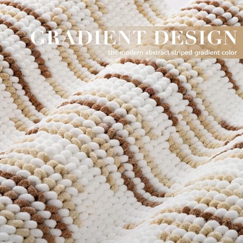 BSICPRO Bathroom Rugs Sets 2 Piece, Modern Bath Mat 20"x32"+16"x24", Beige