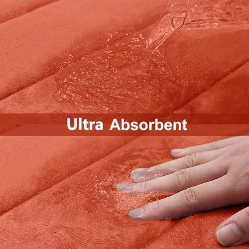 Buganda Memory Foam Bath Mat 30 x 20, Ultra Soft Absorbent Bathroom Rugs
