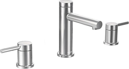 Moen Align Chrome Two-Handle Modern 8-Inch Widespread Bathroom Faucet Trim Kit, Valve Required, T6193