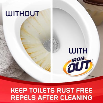 Iron OUT Rust Stain Remover Automatic Toilet Bowl Cleaner, 2 Tablets