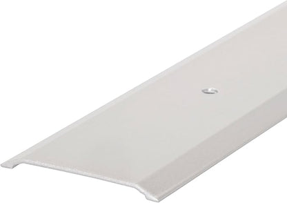 M-D Building Products 11056 1-3/4 in. x 1/8 in. x 36 in. Silver Aluminum Flat-Profile Threshold for Interior Doorways