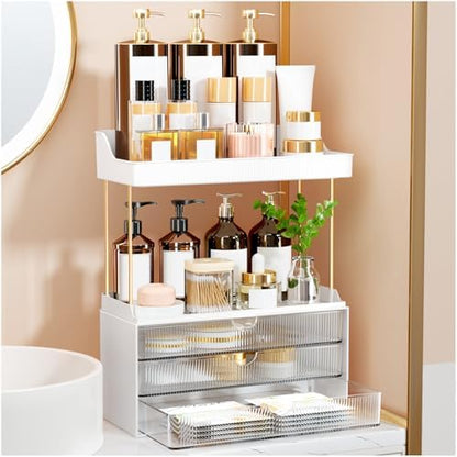 StorBin Arcylic 5-Tier Makeup & Skincare Organizer for Vanity, Bath