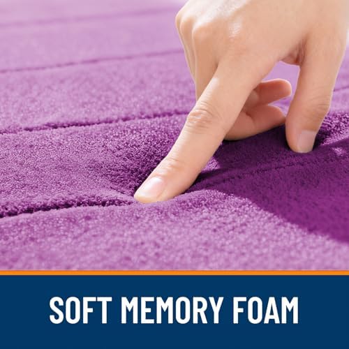 OLANLY Memory Foam Bath Mat 24x16, Super Soft and Absorbent Bathroom Rugs