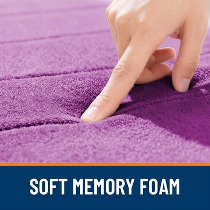 OLANLY Memory Foam Bath Mat 24x16, Super Soft and Absorbent Bathroom Rugs