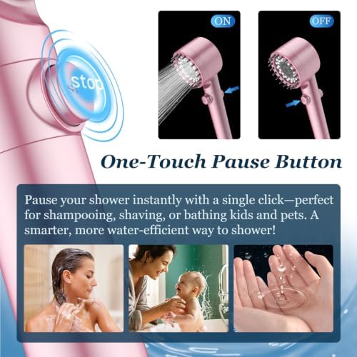 FEELSO Filtered Shower Head with Handheld, High Pressure Shower Filter Head