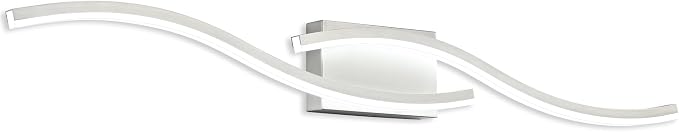 PRESDE 40" LED Bathroom Vanity Light, Modern Brushed Nickel Wall Bar Fixture Over Mirror Dimmable