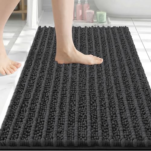 Arotive Bathroom Rugs Mat 30x20, Soft Absorbent Chenille Shaggy Bath Mat