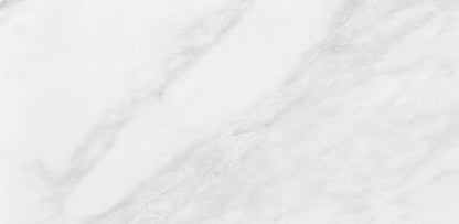 Daltile Perpetuo 12" X 24" Porcelain Marble Look Floor Tile in Polished Brilliant White (9 pieces per carton) (17.01 sqft per carton)