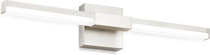 SOLFART Bathroom Light Fixture Dimmable: Brushed Nickel 24-Inch Built-in Step Dimming Vanity Lights for Bathroom ETL IP44