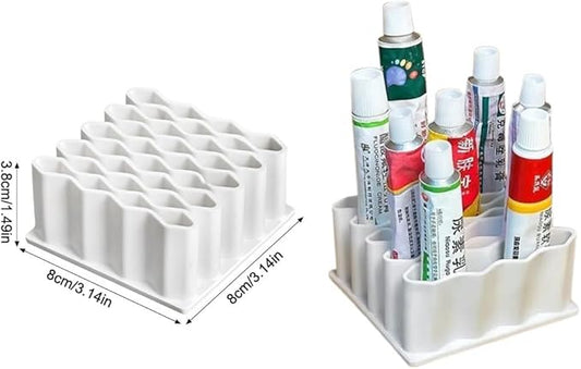 2 Pack Ointment Tubes Organizer Medicine Organizer Stand Eye Cream Storage Display Case for Eye Gel Tubes Under Eye Treatment Lip Gloss Tube Lip Repair Ointment First Aid Skin Ointments