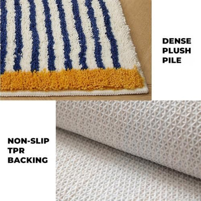 GIB Bathroom Rugs 32"x20", Extra Soft Absorbent Non Slip Washable Bath Mat