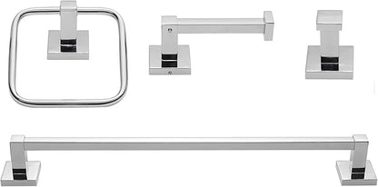 Globe Electric 51368 Finn Bath Set, Polished Chrome