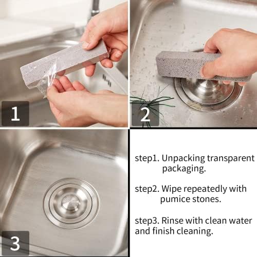 Chengu 60 Pcs Pumice Stone for Cleaning,Pumices Sticks for Stove Toilet