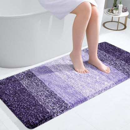 OLANLY Bathroom Runner Rug 44x20, Extra Soft Absorbent Microfiber Bath Rugs