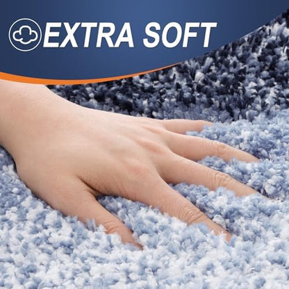 OLANLY Bathroom Runner Rug 40x24, Extra Soft Absorbent Microfiber Bath Rugs