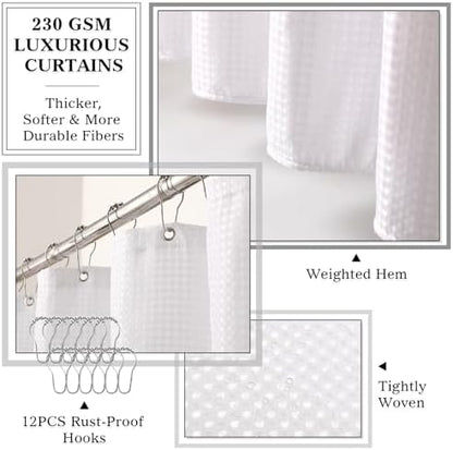 Bathroom Accessories Set Coordinated, 25PC White Bath Accessory Set
