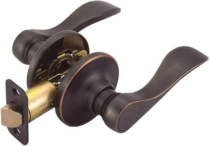 Design House Springdale Passage Hall Closet Interior Door Lever Handle Lockset, Oil-Rubbed Bronze, 6.375 in x 1.94 in x 2.625 in, Item 700526