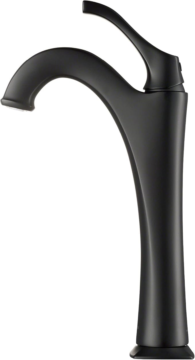 KRAUS KVF-1200CH Arlo Single Handle Vessel Bathroom Faucet with Pop Up Drain, Chrome (2 Pack)