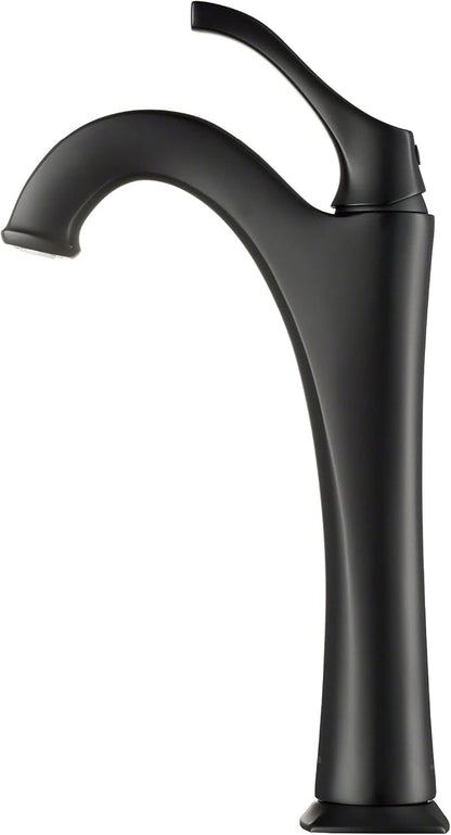 KRAUS KVF-1200CH Arlo Single Handle Vessel Bathroom Faucet with Pop Up Drain, Chrome (2 Pack)