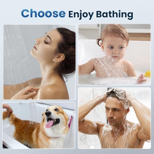 Filtered Shower Head with Handheld for Hard Water