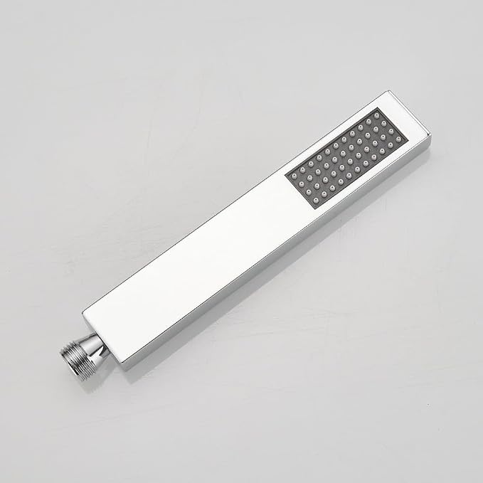 Hand Shower Wand Handheld Shower Spray High Pressure Single Function Luxury Hand Showerhead Polished Chrome