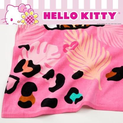 Franco Hello Kitty Kids Bath/Pool/Beach Soft Absorbent Cotton Terry Towel with Washcloth 2 Piece Set, 50 in x 25 in, (Officially Licensed Product) (Pack of 2)