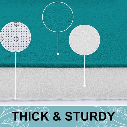 Smiry Memory Foam Bath Mat 24x16, Extra Soft and Absorbent Bathroom Rugs