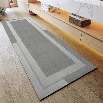YDKGL Non Slip Bath Mat Long Ultra Thin Bathroom Rugs Runner Fit Under Door