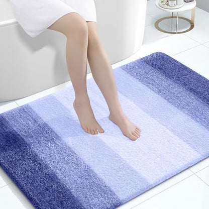 OLANLY Bathroom Runner Rug 44x32, Extra Soft Absorbent Microfiber Bath Rugs