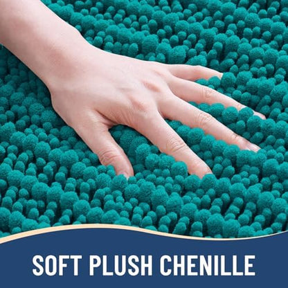 Arotive Bathroom Rugs Mat 36x24, Soft Absorbent Chenille Shaggy Bath Mat
