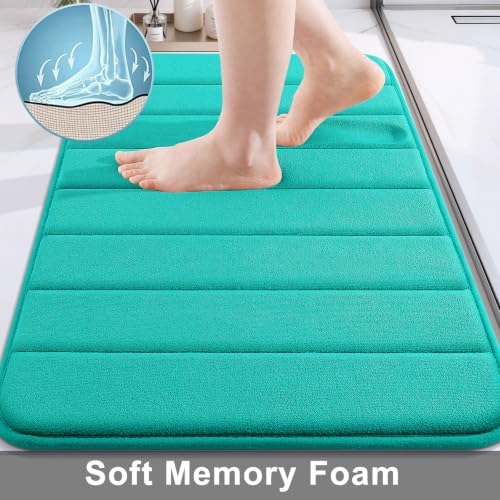 Buganda Memory Foam Bath Mat 47 x 24, Ultra Soft Absorbent Bathroom Rugs