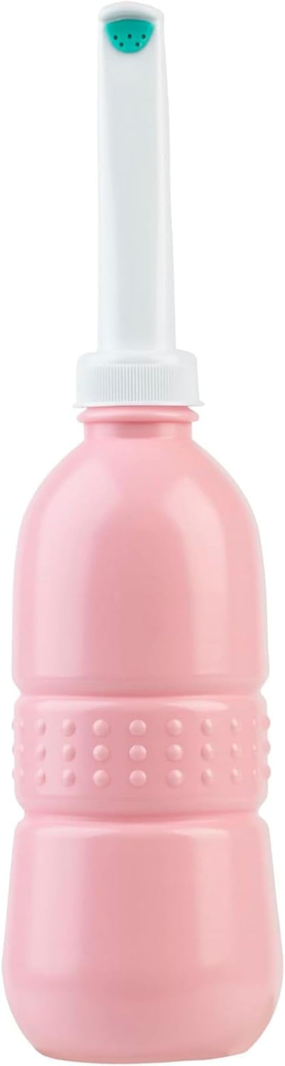 Brondell GoSpa Travel Bidet GS-70 – Portable Peri Bottle for Postpartum & Perineal Care, 400ml Handheld Bidet with Angled Nozzle, Nozzle Storage & Travel Bag