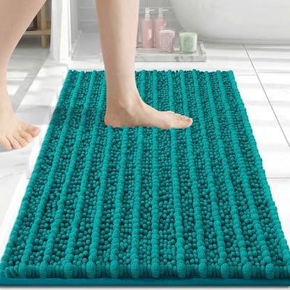 Arotive Bathroom Rugs Mat 24x16, Soft Absorbent Chenille Shaggy Bath Mat