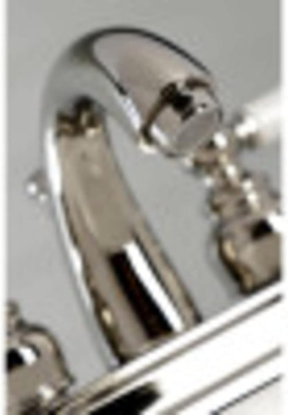 Kingston Brass KB5612PL Restoration 4-Inch Centerset Lavatory Faucet, Polished Brass