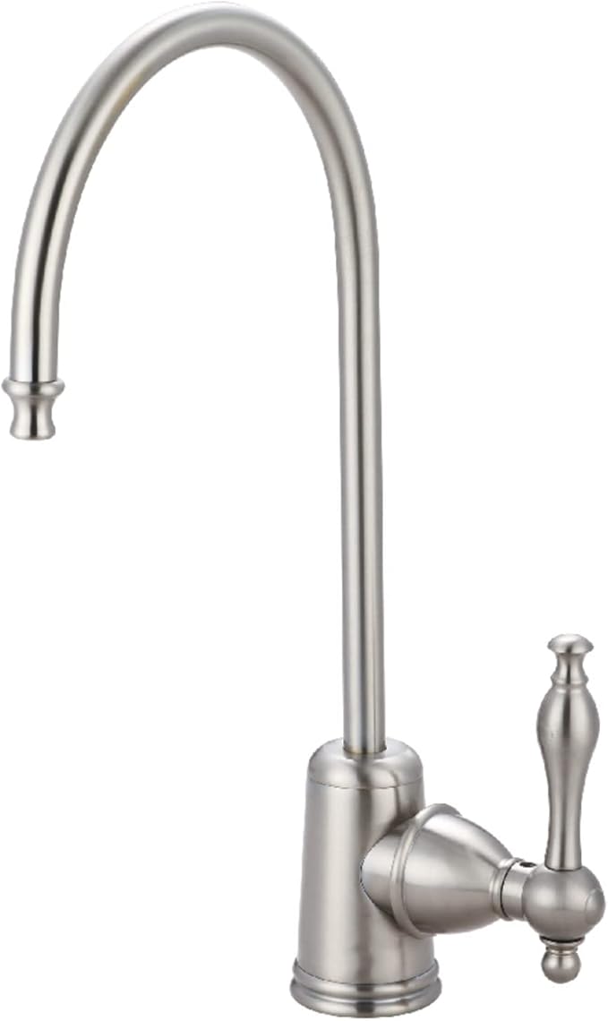 Kingston Brass Gourmetier KS7198NL Naples Single Handle Water Filtration Faucet, Brushed Nickel