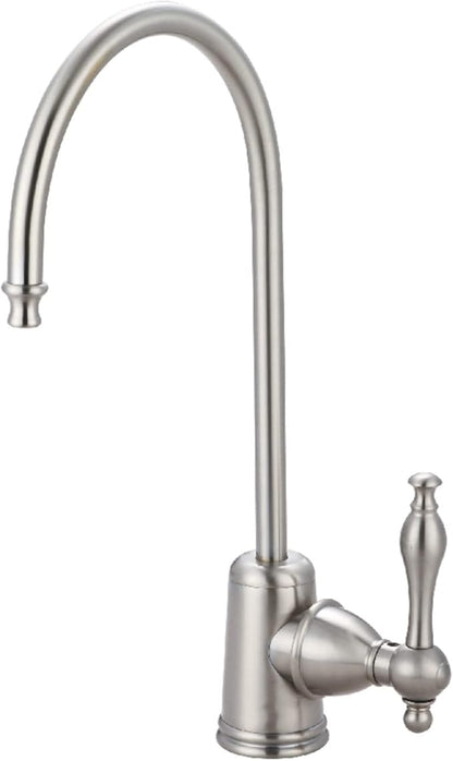 Kingston Brass Gourmetier KS7198NL Naples Single Handle Water Filtration Faucet, Brushed Nickel