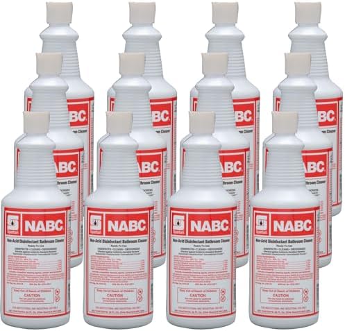 Spartan NABC RTU Restroom Cleaner Blue, 1 qt, Floral, Liquid | 12/Case