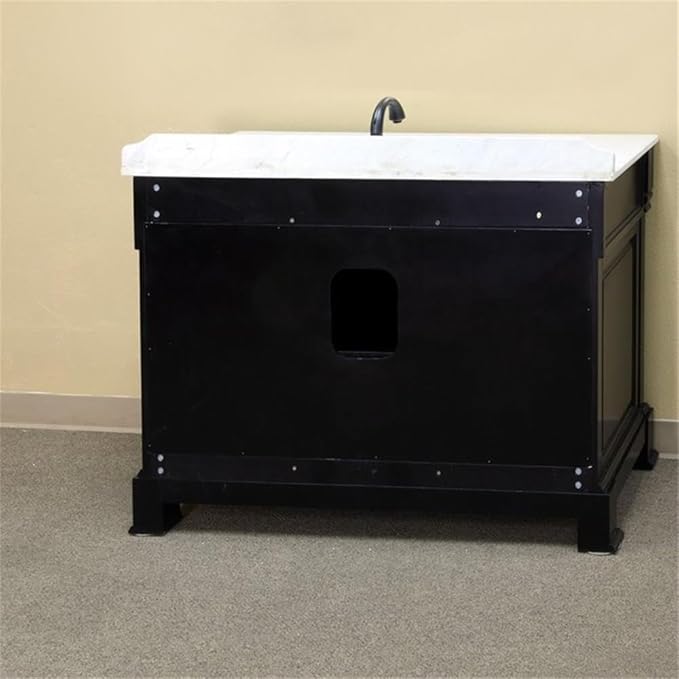205060-S-ES 60-Inch Single Sink Vanity, Wood, Espresso