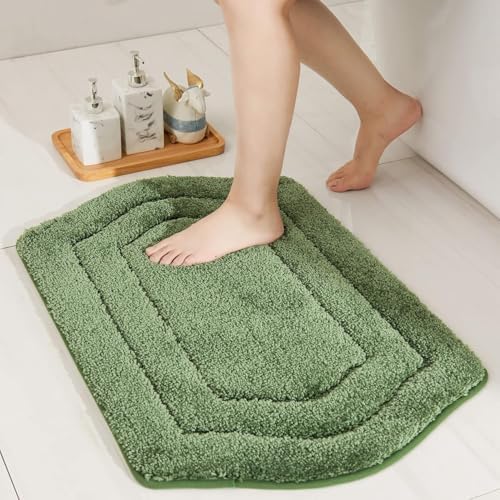 COSY HOMEER Non-Slip Bath Mat Extra Thick Absorbent Plush Washable