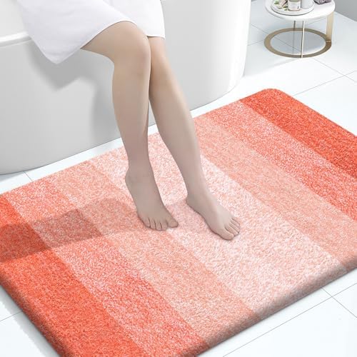 OLANLY Large Bathroom Rugs 44x32, Extra Soft Absorbent Microfiber Bath Rugs