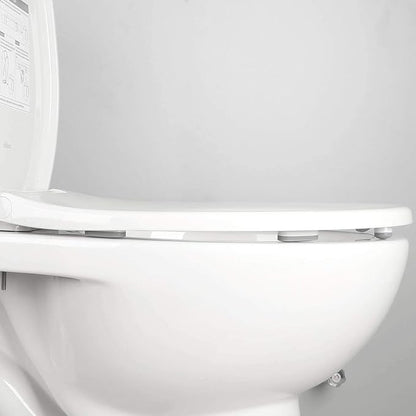 Hibbent Bidet Attachment for Toilet, Non-Electric Dual Nozzle for Frontal & Rear Wash, with 10 Pieces Toilet Seat Bumpers