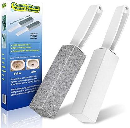 Laiyeoy Pumice Stone Toilet Bowl Cleaner, Hard Water Stain Remover