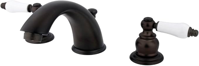Kingston Brass KB975B Victorian Widespread Bathroom Faucet, Oil Rubbed Bronze