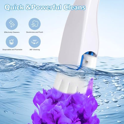 36 Count Flushable Toilet Bowl Cleaner Refills, Toilet Cleaner Refill Pads