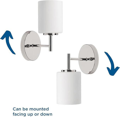 Progress Lighting P2131-104 Replay Bath & Vanity, 1-Light, Polished Nickel