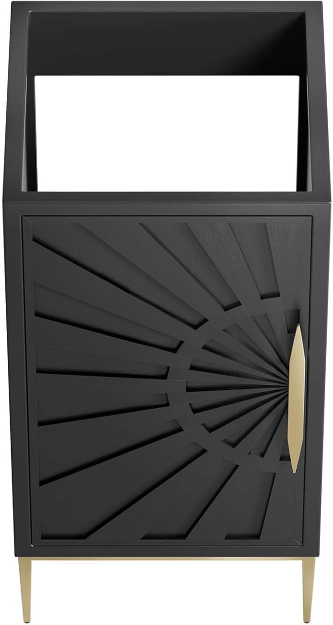 Modway Awaken Bathroom Vanity Cabinet, 18", Black