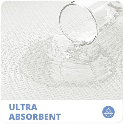 Bosap Bath Mat,Ultra Thin Bathroom Runner Rugs,Large Bath Mats for Bathroom,Quick Dry,Non-Slip,Machine Washable,Low Pile,Bath Rug,Shower Outside,Sink,Home Decor Accessories.Cream,3'x6'(36x72inch)