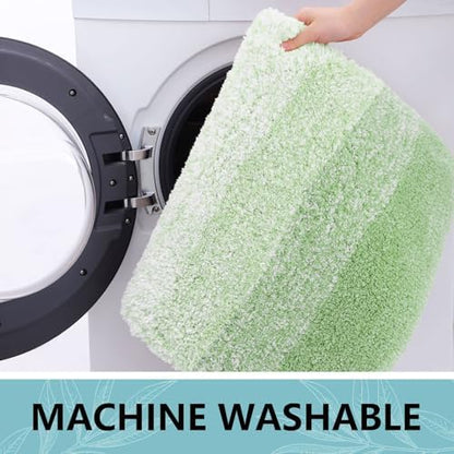 Arotive Microfiber Bathroom Rugs, Shaggy Soft Absorbent Bath Rug, 54x24